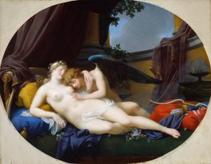 Kupidyn i Psyche, 1828. autorstwa Jean Baptiste Regnault