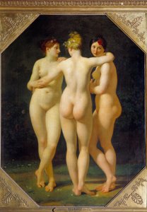 Trzy Gracje. Obraz Jeana Baptiste Regnaulta (1754-1829) autorstwa Jean Baptiste Regnault