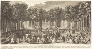 Teatr Wodny autorstwa Jean Baptiste Rigaud