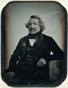 Louis Jacques Mande Daguerre autorstwa Jean Baptiste Sabatier Blot