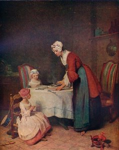 Le Benedicite Grace before Meat, ok. 1740. 1911 autorstwa Jean Baptiste Simeon Chardin