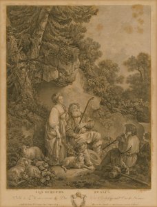 Les Bergers Russes autorstwa Jean Baptiste Tillard