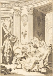 Mąż Spowiednik autorstwa Jean Baptiste Tilliard and Antoine Jean Duclos after Jean Honoré Fragonard