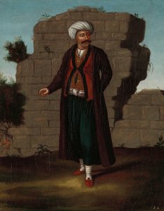 Człowiek z wyspy Mykonos autorstwa Jean Baptiste Vanmour (workshop of)