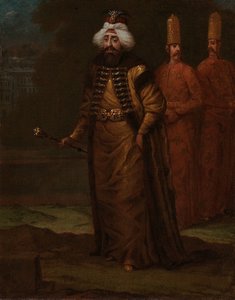 Sułtan Ahmed E autorstwa Jean Baptiste Vanmour