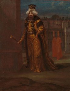 Sułtan Mahmud I autorstwa Jean Baptiste Vanmour