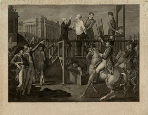 Egzekucja Ludwika XVI na Placu Rewolucji 21 stycznia 1793 r. ok. 1794 r.
