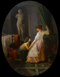 Przemijający fantazyjny autorstwa Jean Baptiste attr. to Mallet