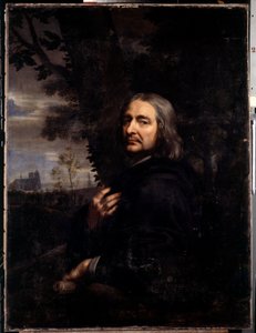 Philippe de Champaigne, wujek artysty (1602-1674) Kopia zaginionego autoportretu. Obraz Jeana Baptiste de Champaigne (1631-1681) 1668 Nd. 1,2x0,9 m²
