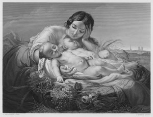 Obfitość, ze zdjęcia w Królewskiej Kolekcji (grafika) autorstwa Jean Baptiste van Eycken