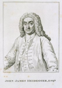 Jan Jakub Heidegger (1666-1749) autorstwa Jean Baptiste van Loo