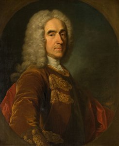 Portret Sir Richarda Temple, 4. wicehrabiego Birmingham, 1738-42. autorstwa Jean Baptiste van Loo