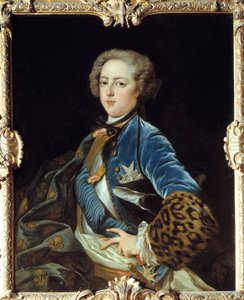 Portret Ludwika XV (1710-1774), króla Francji. Obraz Jeana Baptiste Van Loo (1684-1745)