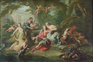 Renaud w ramionach Armide, 1730-39