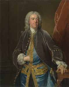 The Right Honorable Stephen Poyntz z Midgeham, Berkshire, ok. 1740 (olej na płótnie) autorstwa Jean Baptiste van Loo