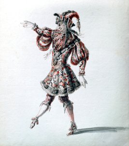 „Zaczarowany bohater”, c1684 autorstwa Jean Berain, Jean Baptiste Lully