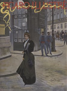 Apres la Repetition (Po próbie). Okładka Le Figaro Illustre, kwiecień 1896