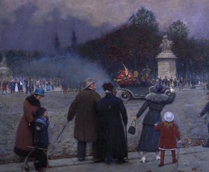 Niemiecka flaga przeniesiona do Inwalidów, ok. 1930 r. 1914. autorstwa Jean Beraud
