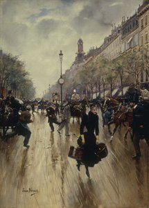 16:00 w Carrefour Drouot i Wielkim Bulwarze, ok. 1895