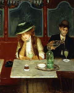 Pijący Absynt, 1908