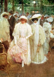 Ogrody Paryża, czyli piękności nocy, 1905 (szczegół 19977) autorstwa Jean Beraud