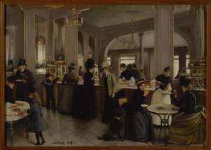 Cukiernia Gloppe autorstwa Jean Beraud