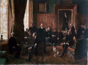 Salon Hrabiny Potockiej, 1887 autorstwa Jean Beraud