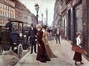 Rue de la Paix w Paryżu, ok. 1900 (malarstwo) autorstwa Jean Beraud