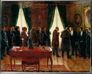 Wdowiec (obraz na płótnie) autorstwa Jean Beraud