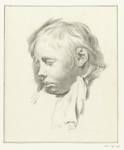 Głowa śpiącego chłopca autorstwa Jean Bernard