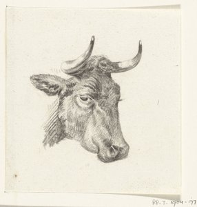 Głowa krowy autorstwa Jean Bernard