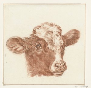 Głowa krowy autorstwa Jean Bernard
