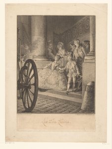 Młodzi rodzice chrzestni autorstwa Jean Charles Baquoy