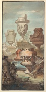 Rysunek, Ruin Fantasy: Wazony i urny, 1770