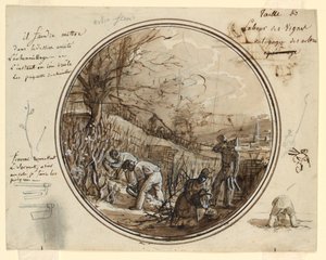 Projekt malowanej porcelany, cięcie i obróbka w winnicy