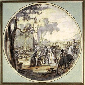 Napoleon I (1769-1821) w Saint-Cloud autorstwa Jean Charles Develly