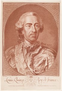 Ludwik Quinze, król Francji (Ludwik XV) autorstwa Jean Charles François