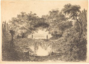 Mały Park autorstwa Jean Claude Richard de Saint Non after Jean Honoré Fragonard