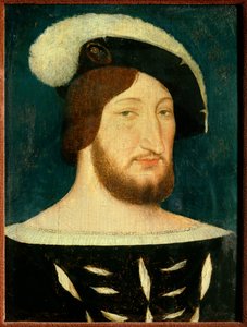 Portret Franciszka I (1494 - 1547), króla Francji. Obraz Jeana Cloueta (1485-1541)