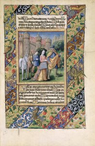 Pani Lat. Q.v.I.126 Scena z „Godzin Ludwika Orleańskiego”, 1469 autorstwa Jean Colombe