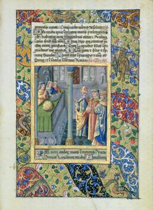 Pani Lat. Q.v.I.126 Order Złotego Runa z Godzin Ludwika dOrleans, 1469 autorstwa Jean Colombe