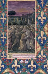 Pani Lat. Q.v.I.126 f.100 Pocałunek Judasza, z 