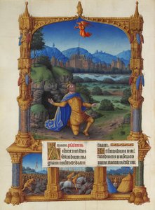 Pokuta Dawida, Psalm 51 autorstwa Jean Colombe
