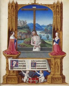 Très Riches Heures du Duc de Berry Człowiek smutków autorstwa Jean Colombe