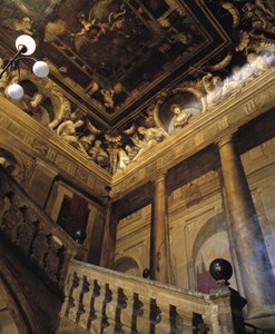 Architektura barokowa: schody malowane w trompe l