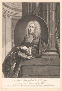 Portret Pierre-Augustina Le Mercier Pierre-Augustin Le Mercier (tytuł na obiekcie)