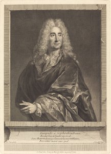 Michel Baron autorstwa Jean Daullé after François de Troy