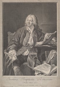 Jean-Baptiste Rousseau autorstwa Jean Daullé, after Jacques Andre Joseph Camelot Aved