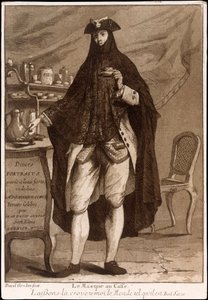 Strona tytułowa z Divers Portraits, wyd. 1775 akwaforta. autorstwa Jean David Genois