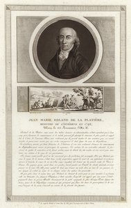 Portret Jeana-Marie Rolanda, wicehrabiego de la Platiere